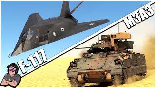 High Tiers LEAST Practical Duo You'll NEVER See Coming - F-117 & M3A3 "Chadley" - War Thunder