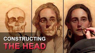 Zorn palette: Constructing the head oil painting demonstration