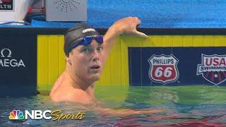 Longhorn Luke Hobson grabs the gold during the 200m freestyle at US Nationals | NBC Sports