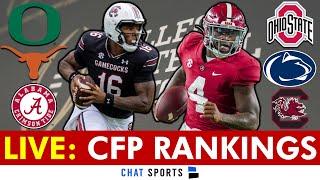 College Football Playoff Top 25 Rankings 2024 LIVE