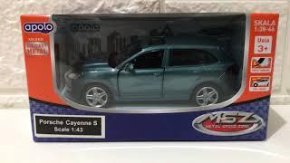 Porsche Cayenne S Diecast MSZ Apolo Scale 1:43 #PorscheCayenne #modellauto #Druckgussauto #autos