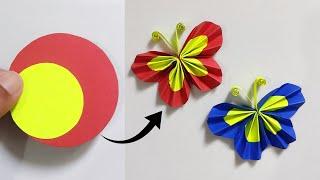 How To Make Paper Butterfly Origami | DIY Paper Butterfly Craft