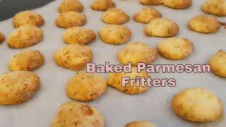 Baked Parmesan Fritters- Annika & Mom