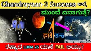 What Will Happen If Chandrayaan 3 Is Successful | Luna 25 ಯಾಕೆ Fail ಅಯ್ತು?