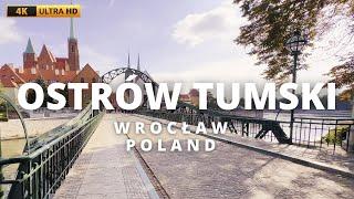 [4K] walk with me Ostrów Tumski, Wrocław - Walking Tour ️ | Poland 