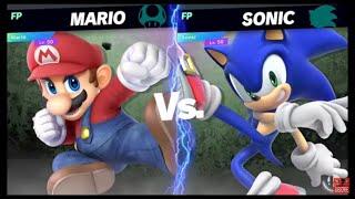 Super Smash Bros Ultimate Amiibo Fights   Request #2364 Mario vs Sonic
