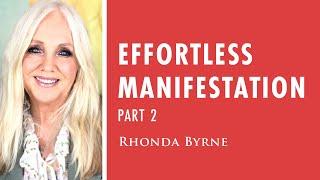 Effortless Manifestation Part 2 | RHONDA LIVE 2