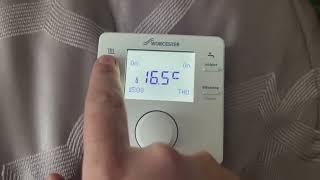 HOW TO USE the Worcester comfort rf2 thermostat @newboilerblackpool