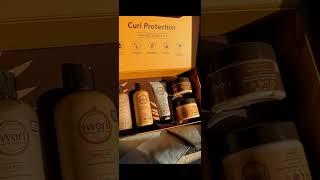 Unboxing curly hair products iwori hair products marula & She butter for natural hair #naturalhair