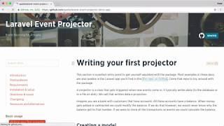 A short introduction to laravel-event-projector