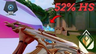 How to SOLO carry As Reyna  | 52% HS RADIANT |