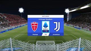 Monza vs Juventus | U-Power Stadium | 2024-25 Serie A | PES 2021