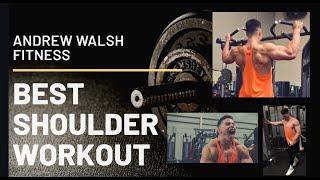 Golds Gym "the mecca" Andrew Walsh Fitness Best Shoulders Workout and Gym Motivation