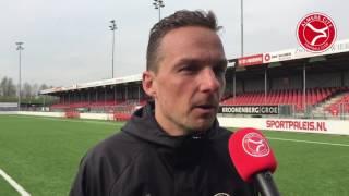 René Koster na de 4-0 zege van Jong Almere City FC op FC Lisse