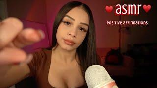 ASMR | BITING AWAY your Negative Energy + Positive Affirmations, Hand Sounds & Ear Cupped Whispers