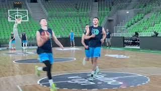 Mavs' Luka Doncic at Slovenia Practice Before Olympic Quarter in Greece