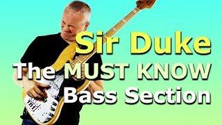 'Sir Duke' - The MUST KNOW Bass Unison Line