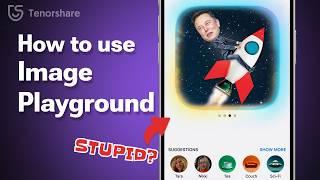 Is Apple Intelligence Image Playground Stupid?? How to use Apple Image Playground AI Image Generator