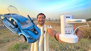 EV Charging Point Remote Control Car Unboxing - JMV TOYS