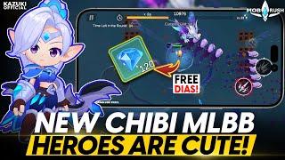 THIS NEW CHIBI MOBA GAME IS JUST AMAZING | MOB RUSH | MLBB