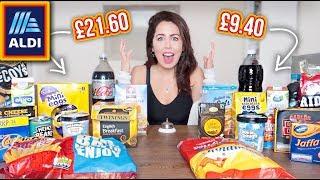 ALDI VS BRAND FOOD BLINDFOLD CHALLENGE | Shocking results!