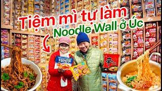 Trải Nghiệm Tiệm Mì Tự Làm Không Người Bán - Noodle Wall ở Úc (AG Marketplace)