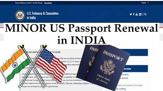 US Passport Renewal for minor in Indian | DS 11 Form