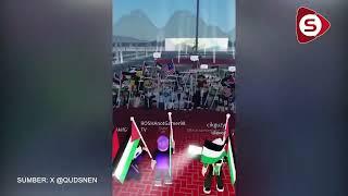 Comelnya 'Gamers' Roblok Sertai Himpunan Palestin 'Online'