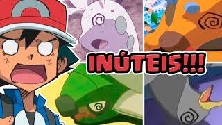 10 POKÉMON INÚTEIS DO ASH!!