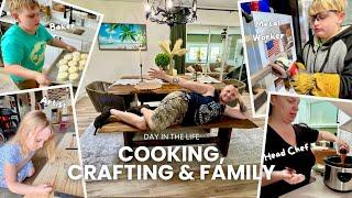 Cooking, Crafting, and Family: A Day in the Life of Our DIY Crew!