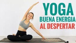 18 min EMPIEZA TU DIA CON BUENA ENERGIA - YOGA EN CAMA - Elena Malova