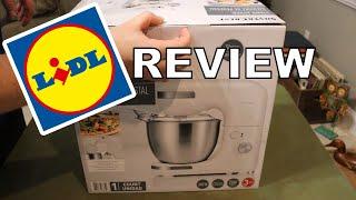 Lidl silvercrest stand mixer review cake mix and bread dough test