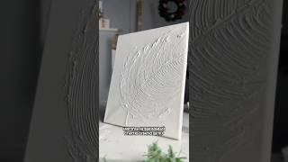 Интерьерная картина из шпаклёвки зубной щеткой 🪥 | Сделает даже ребёнок  #интерьерныекартины