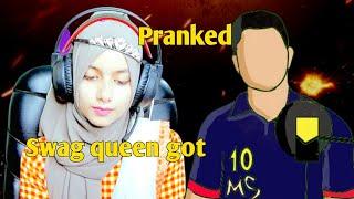 Prank on Swag Queen Gaming | Swag Queen  roasted | Advance gaming