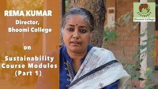 Modules of the Sustainable Living Course at Bhoomi College - Part 1