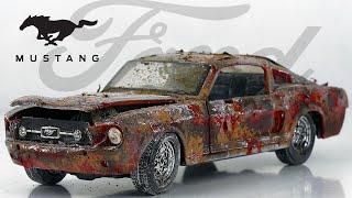 Abandoned Ford Mustang Model Car Restoration