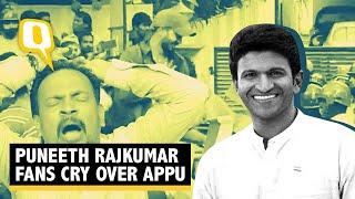 Shock, Rage, Grief: Sea of Fans Bid Adieu to Kannada Star Puneeth Rajkumar | The Quint