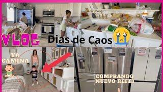 DIAS DE CAOS + YA CAMINA STEPHENCITO + LLEGO EL NUEVO REFRIGERADOR