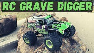 New Losi LMT Grave Digger FAST Brushless RC Car Monster Jam