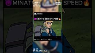 minato god of speed#naruto #anime #narutoshippuden #shorts #minato #kakashi