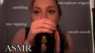 ASMR Mic Touching And Gripping Without Cover + Close Up Whispers, For Sleep 