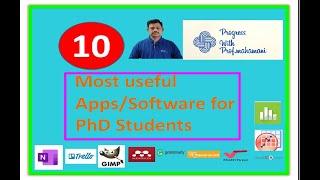 Most useful Apps/Software for Ph.D. Students  | Progress with Prof.Mahamani