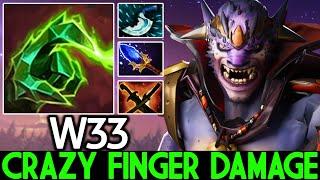 W33 [Lion] Crazy Finger Damage Wipe Out All Dota 2