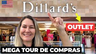 DESCONTOS INSANOS: MEGA TOUR na loja PONTA de ESTOQUE da DILLARD’S em ORLANDO!