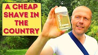 A CHEAP SHAVE IN THE COUNTRYSIDE - SHAVING WITH HOTEL HAND SOAP TO PROVE A POINT