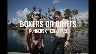 2018 | Shirtless Runners Answer Boxers or Briefs with DanielXMiller | Men's Fashion in Underwear