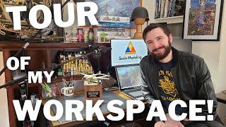 My Scale Modeling Workbench | New Gear & Filming Setup Tour!