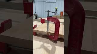 Use C Clamps to help keep your boards flat during glue ups