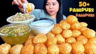 ASMR EATING SPICY PANIPURI , DAHIPURI CHALLENGE | INDIAN STREET FOOD | PANIPURI CHALLENGE | MUKBANG