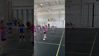 Настоящий детский волейбол #sport #volleyballgirls #volleyball